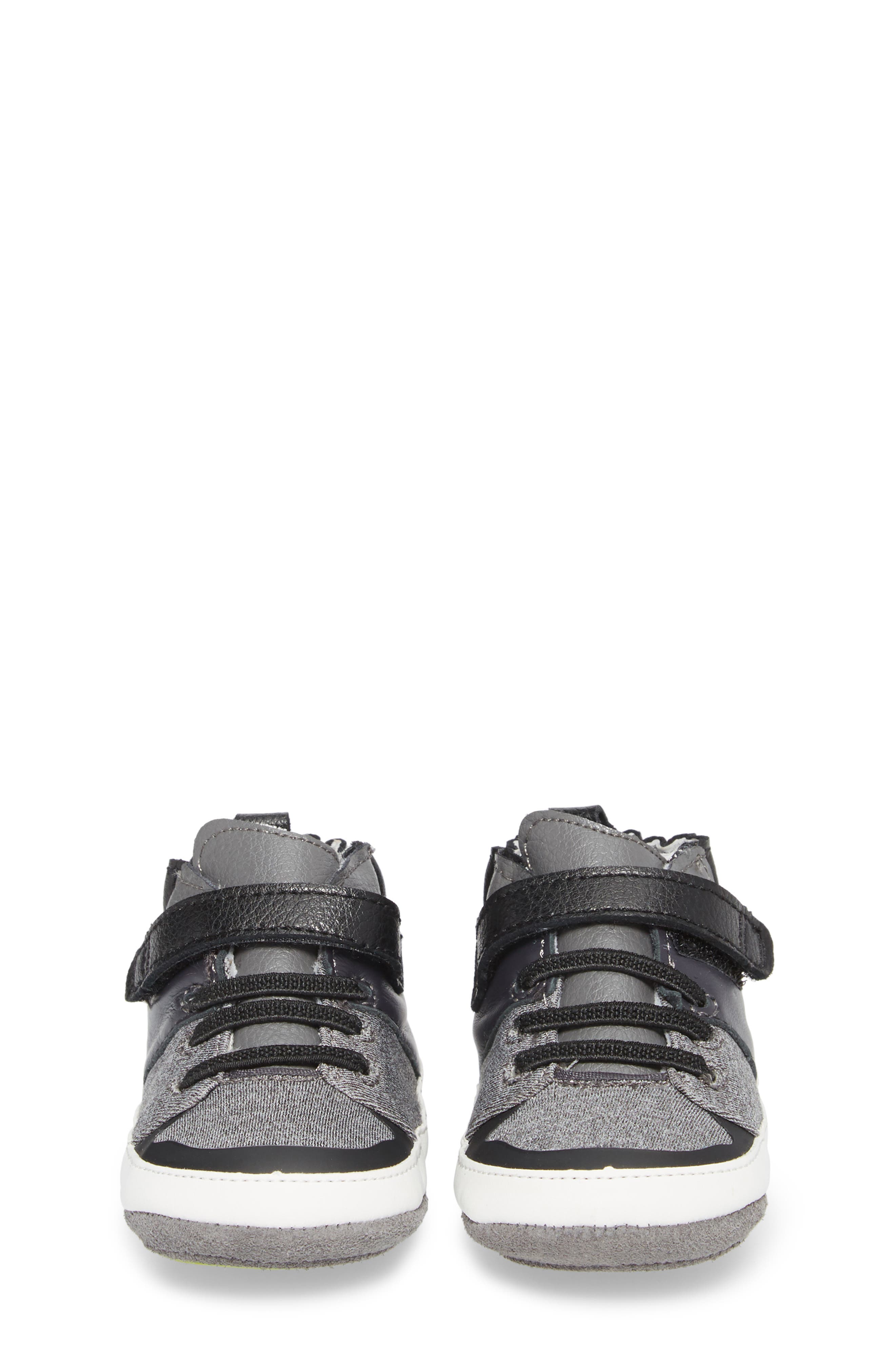 Robeez<sup>®</sup> Zachary High Top Crib Sneaker, Alternate, color, 