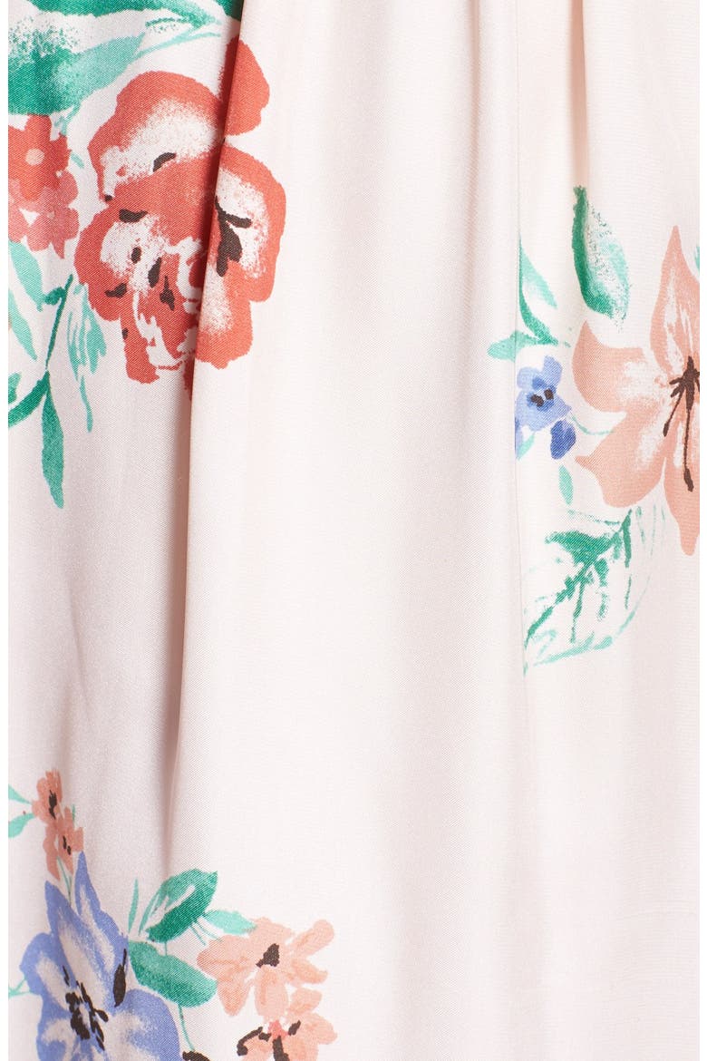 BB Dakota 'Heleen' Floral Print Fit & Flare Midi Dress, Alternate, color, MULTI