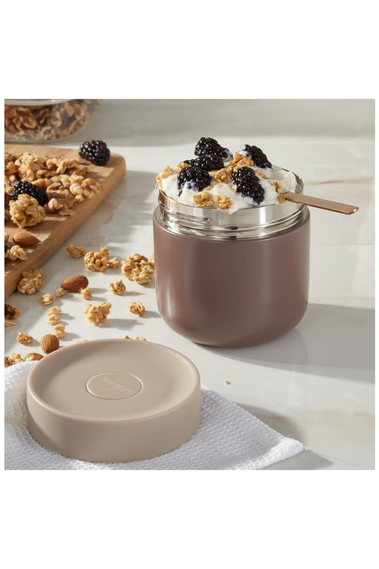 Nom 12-Ounce Food Container, Alternate, color, ROSE