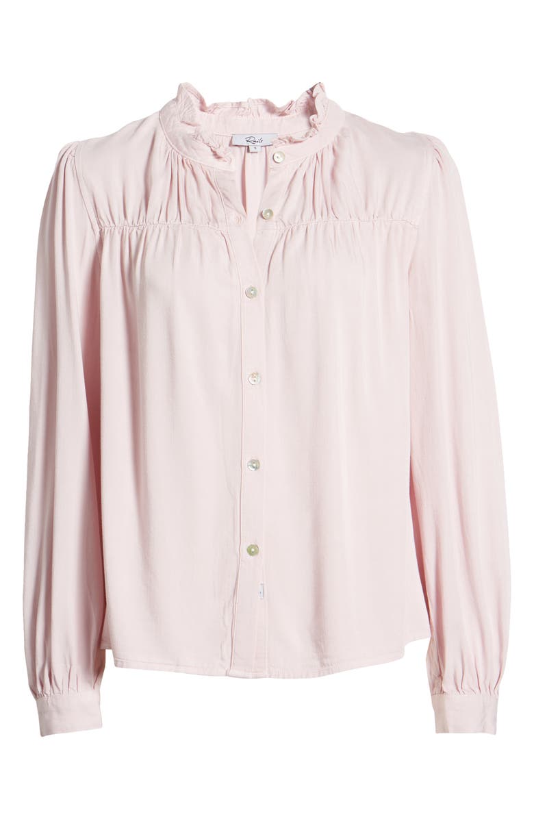 Rails Camille Denim Button-Up Blouse, Alternate, color, 