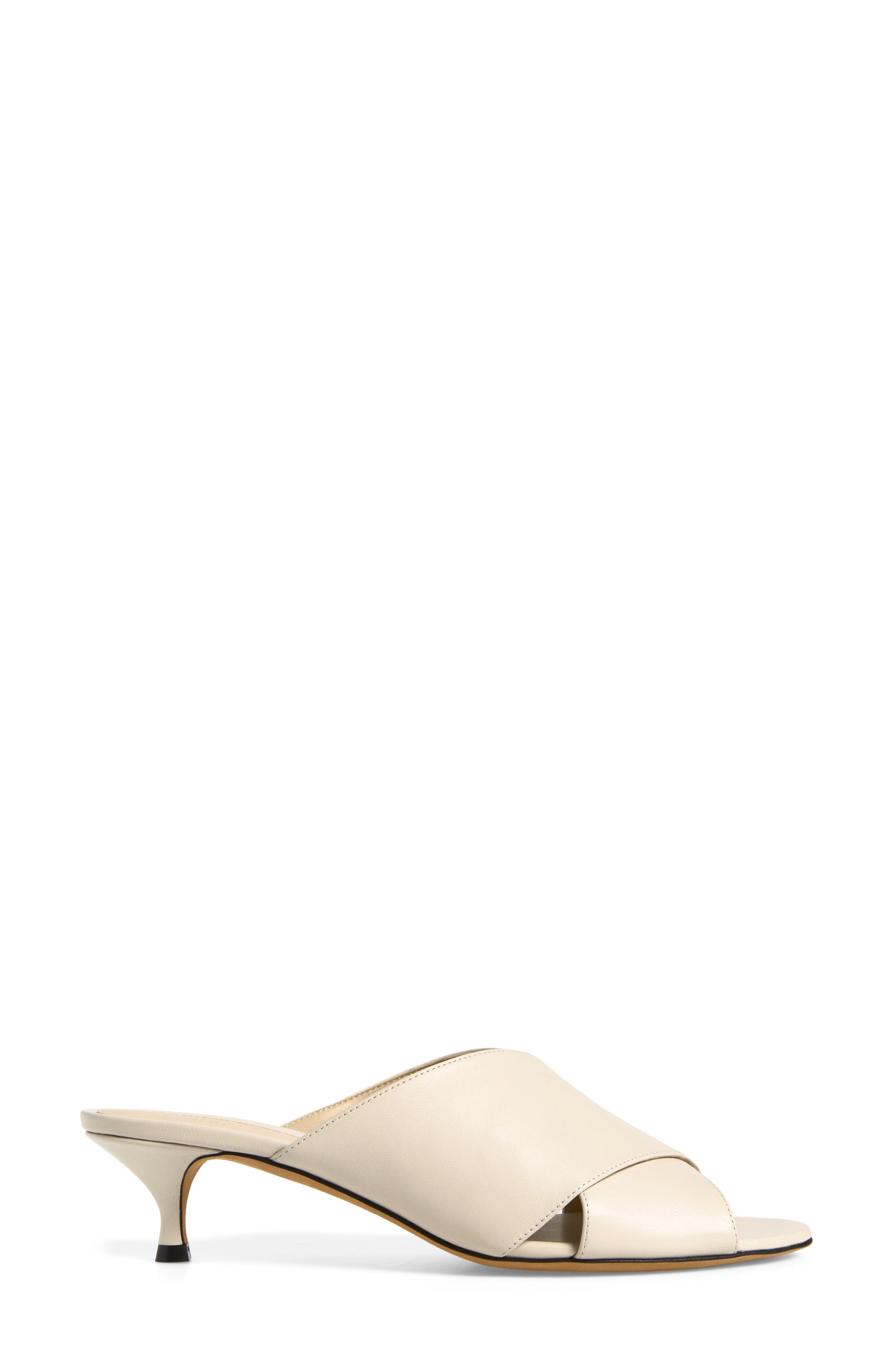 Luca Kitten Heel Slide Sandal (Nordstrom Exclusive), Alternate, color, IVORY