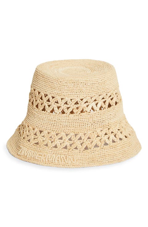 Raffia Bucket Hat