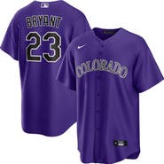 Nike Men's Nike Kris Bryant Purple Colorado Rockies Alternate Replica Player Jersey