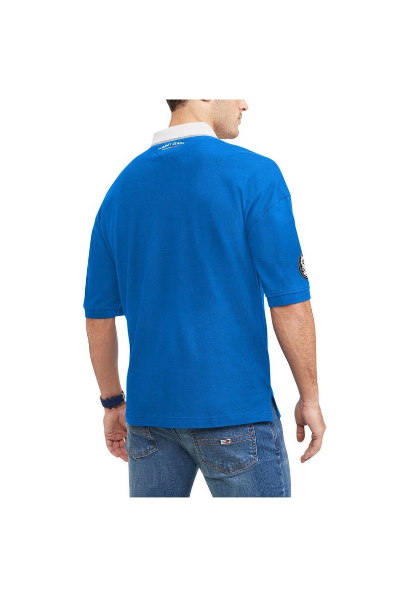 Men's Tommy Jeans Blue Dallas Mavericks Stanley Pique Polo, Alternate, color, Blue