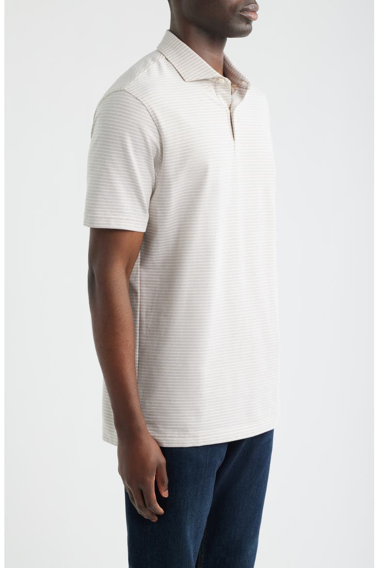 Crown Crafted Albatross Pima Cotton Blend Polo, Alternate, color, SUMMER DUNES