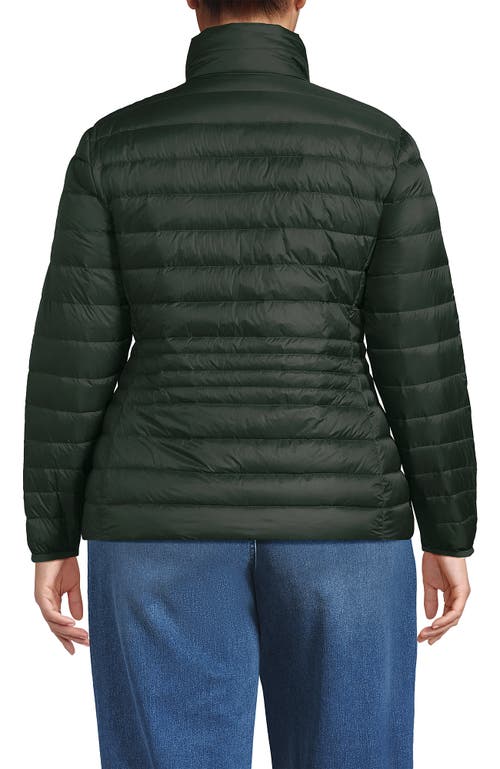 Lands' End Wanderweight Ultralight Packable Down Jacket In Green