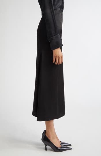 Draped Pleat Detail Skirt