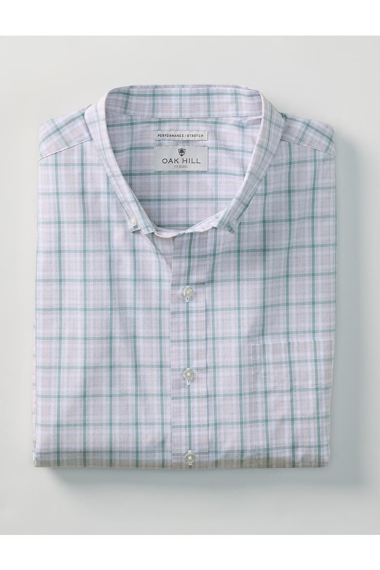Big & Tall Large Plaid Tech Sport Shirt V2, Alternate, color, MULTI