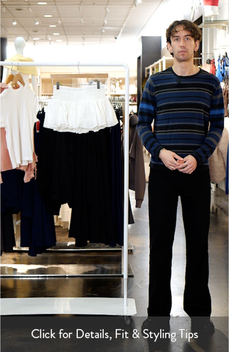 Immy Eyelet Smocked Bubble Miniskort, sales video thumbnail