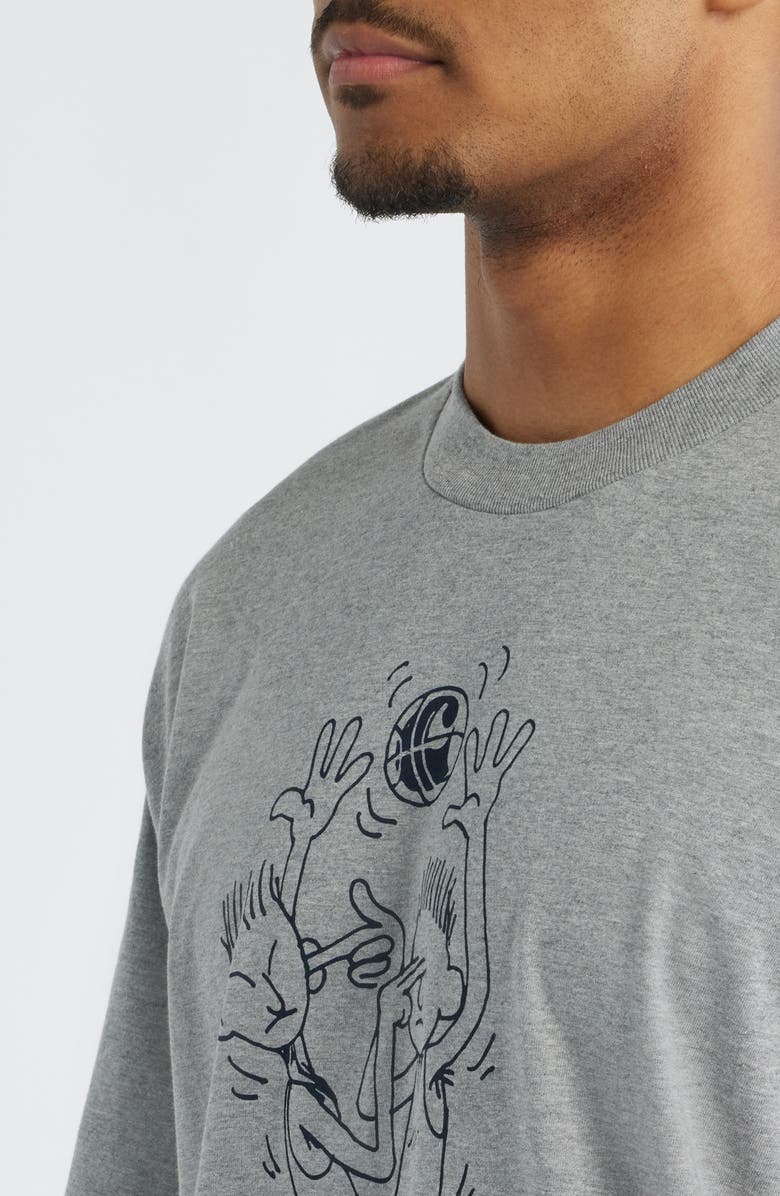 Carhartt Work In Progress Fairplay Short Sleeve Graphic T-Shirt, Alternate, color, Grey Heather