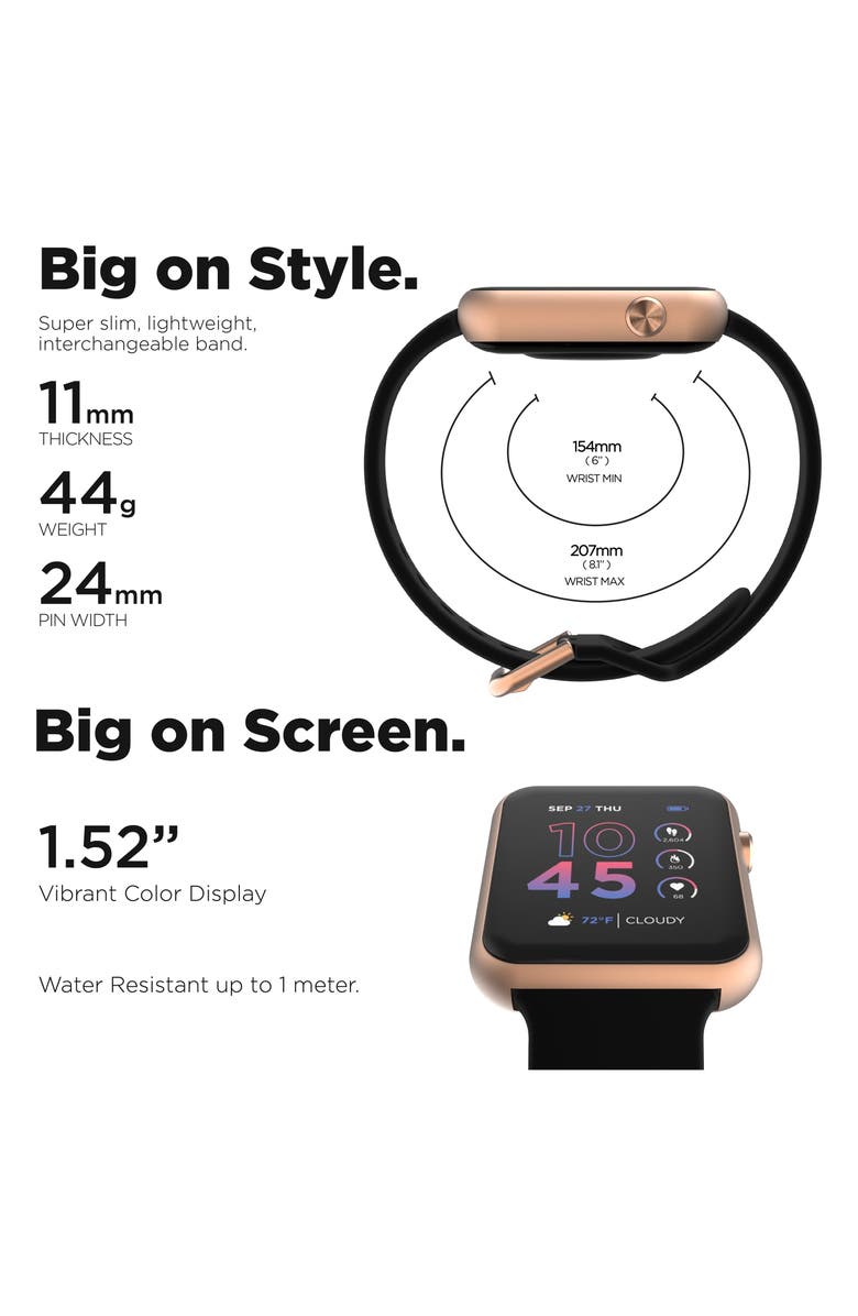 I TOUCH iTouch Air 4 Smartwatch, 44mm, Alternate, color, Black