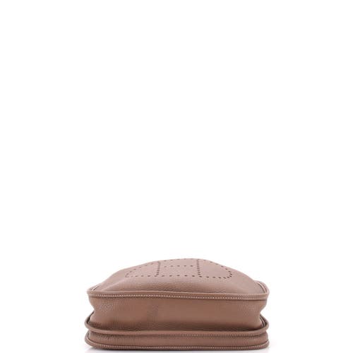 Pre-owned Hermes Hermes Evelyne Bag Gen Iii Clemence Pm In Brown