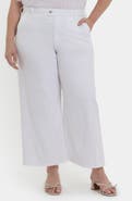 NYDJ Mona High Waist Ankle Wide Leg Trouser Jeans