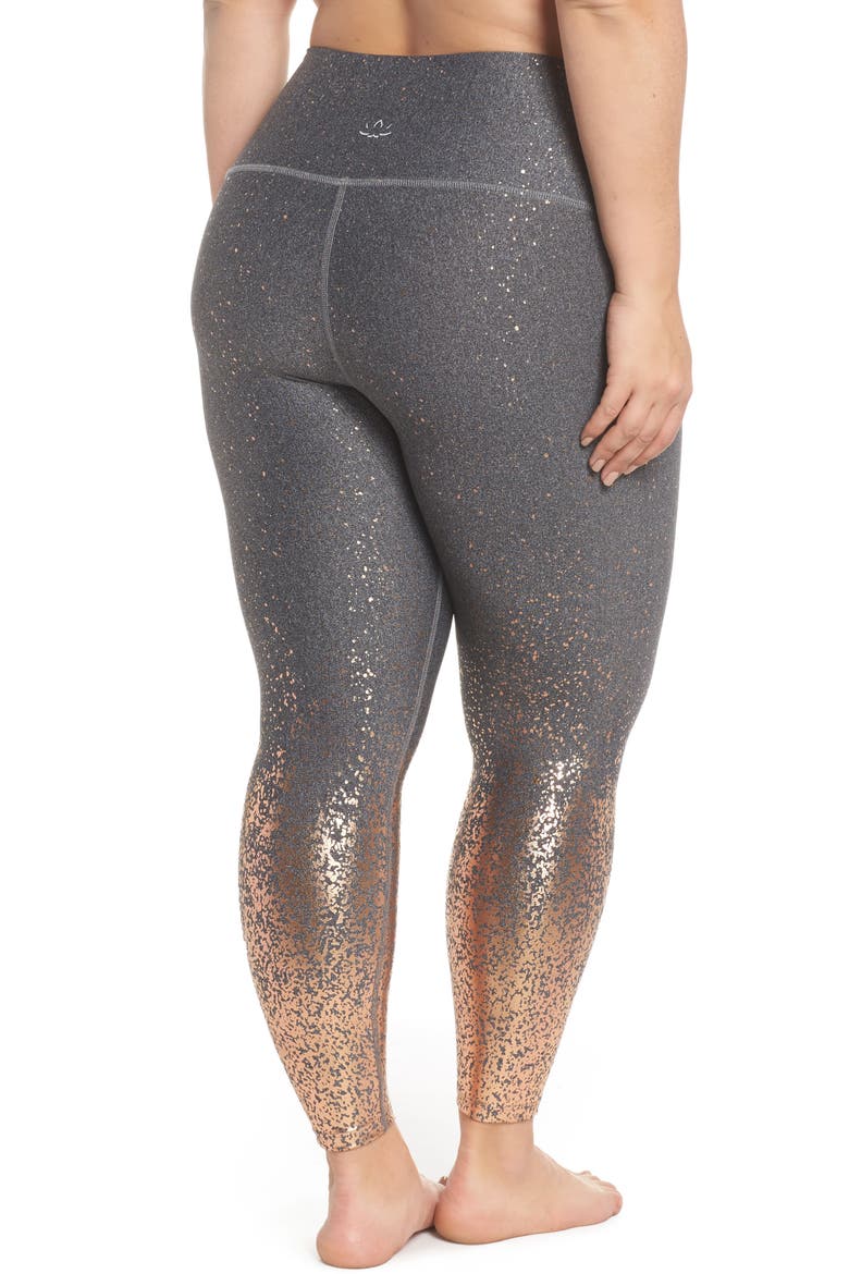 Alloy Ombré Leggings, Alternate, color, BLACK WHITE ROSE GOLD SPECKLE