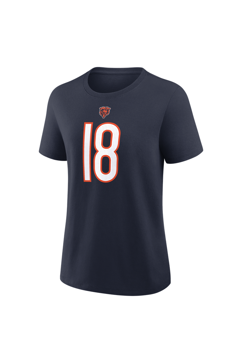 Women's Nike Caleb Williams Navy Chicago Bears Name & Number T-Shirt, Alternate, color, Navy