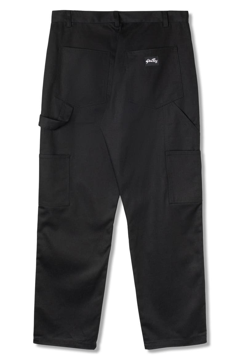 Painter Cargo Pants, Alternate, color, BLACK
