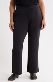 Caslon® Flare Leg Scuba Pants