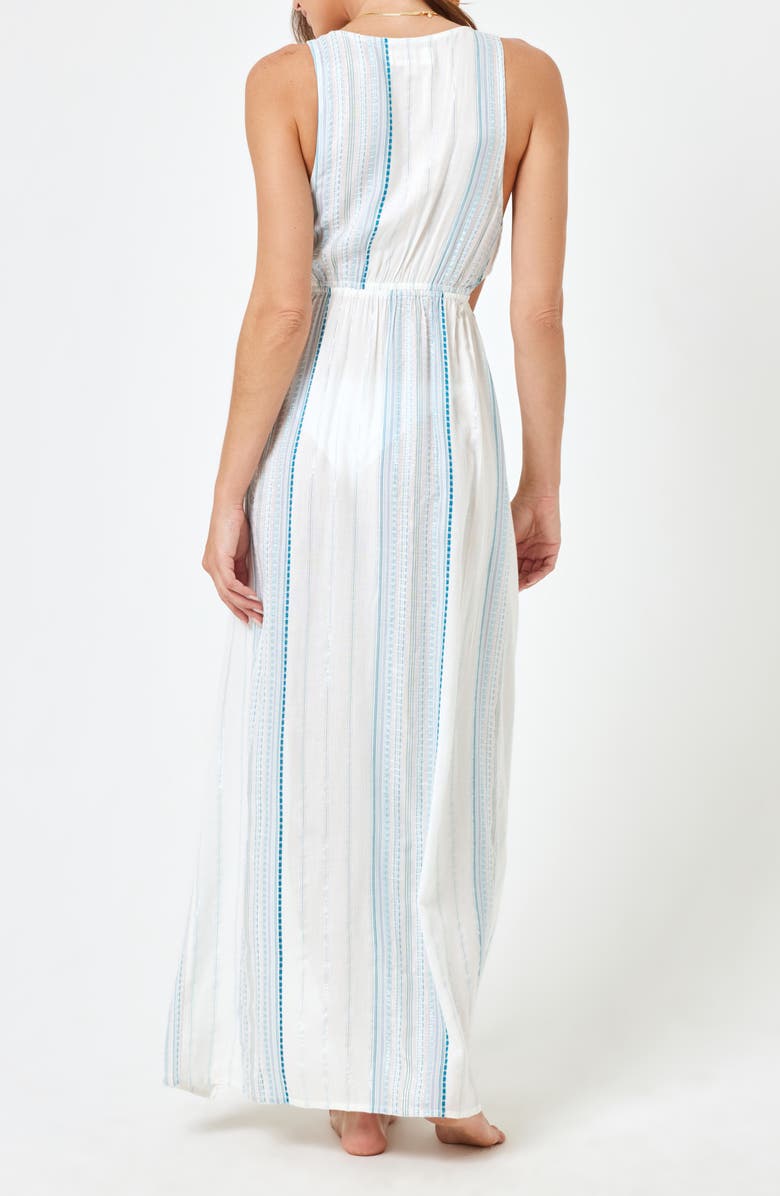 LSPACE Donna Cutout Cover-Up Maxi Dress, Alternate, color,