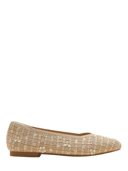 Vivaia Square-toe V-cut Flats In Brown