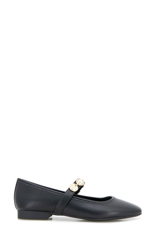Kensie Eliane Mary Jane Flat In Black