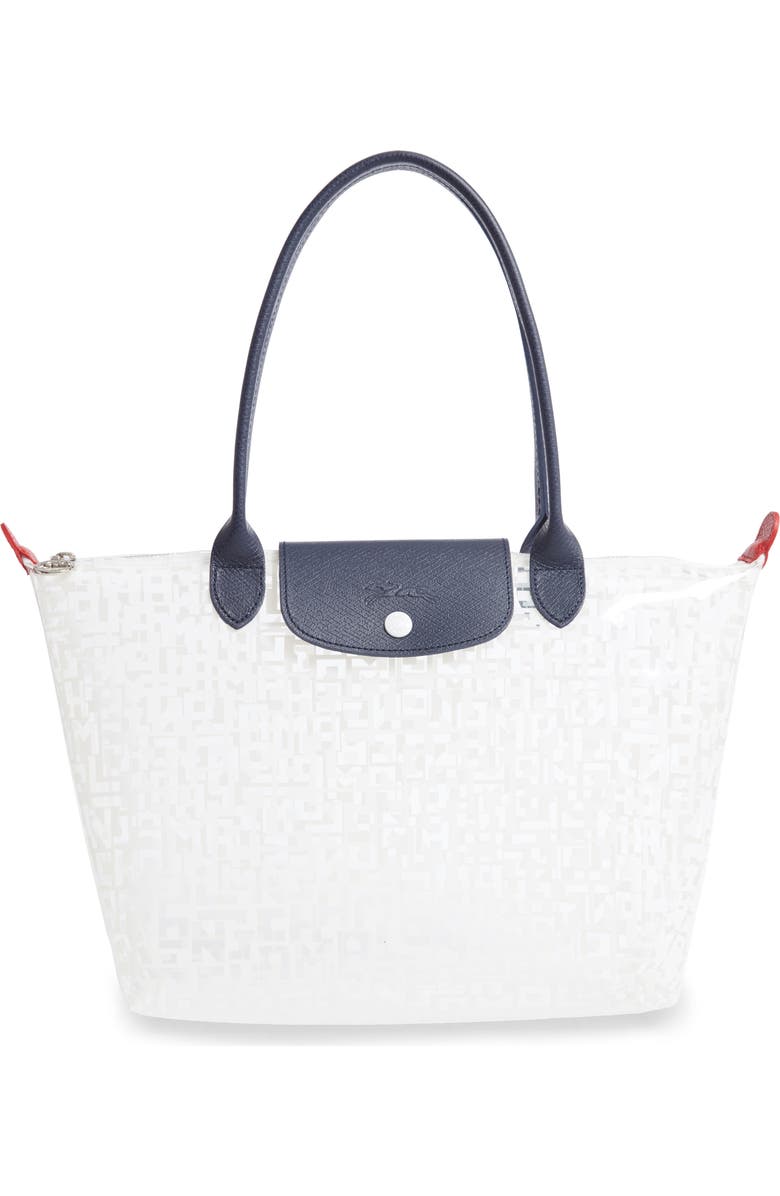 Longchamp Medium Le Pliage Translucent Tote, Main, color,