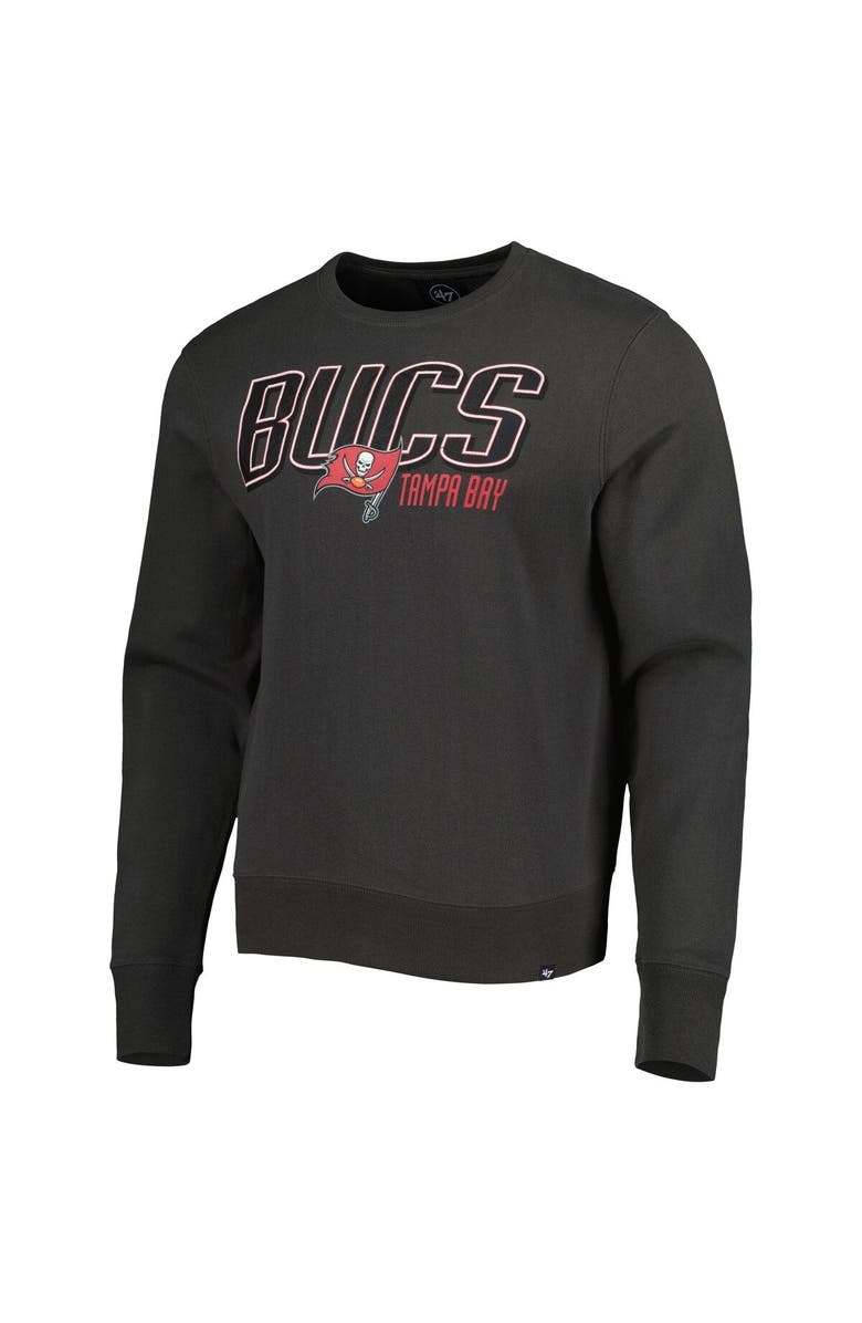 '47 Men's '47 Charcoal Tampa Bay Buccaneers Locked In Headline Pullover Sweatshirt, Alternate, color, Charcoal