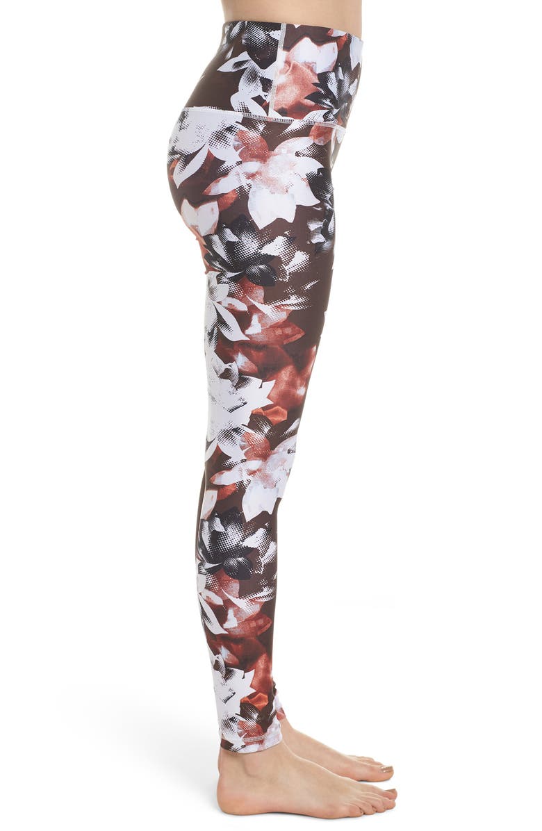 Zella Print Slick High Waist Leggings, Alternate, color,