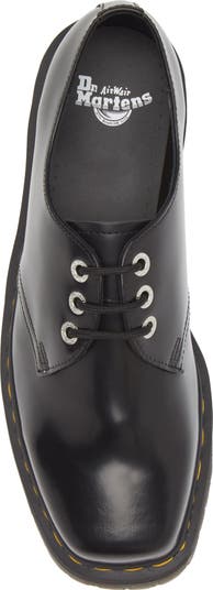 靴 Dr.Martens 1461QUAD Dr Martens 1461 Quad Rainbow Platform Black Patent Leather