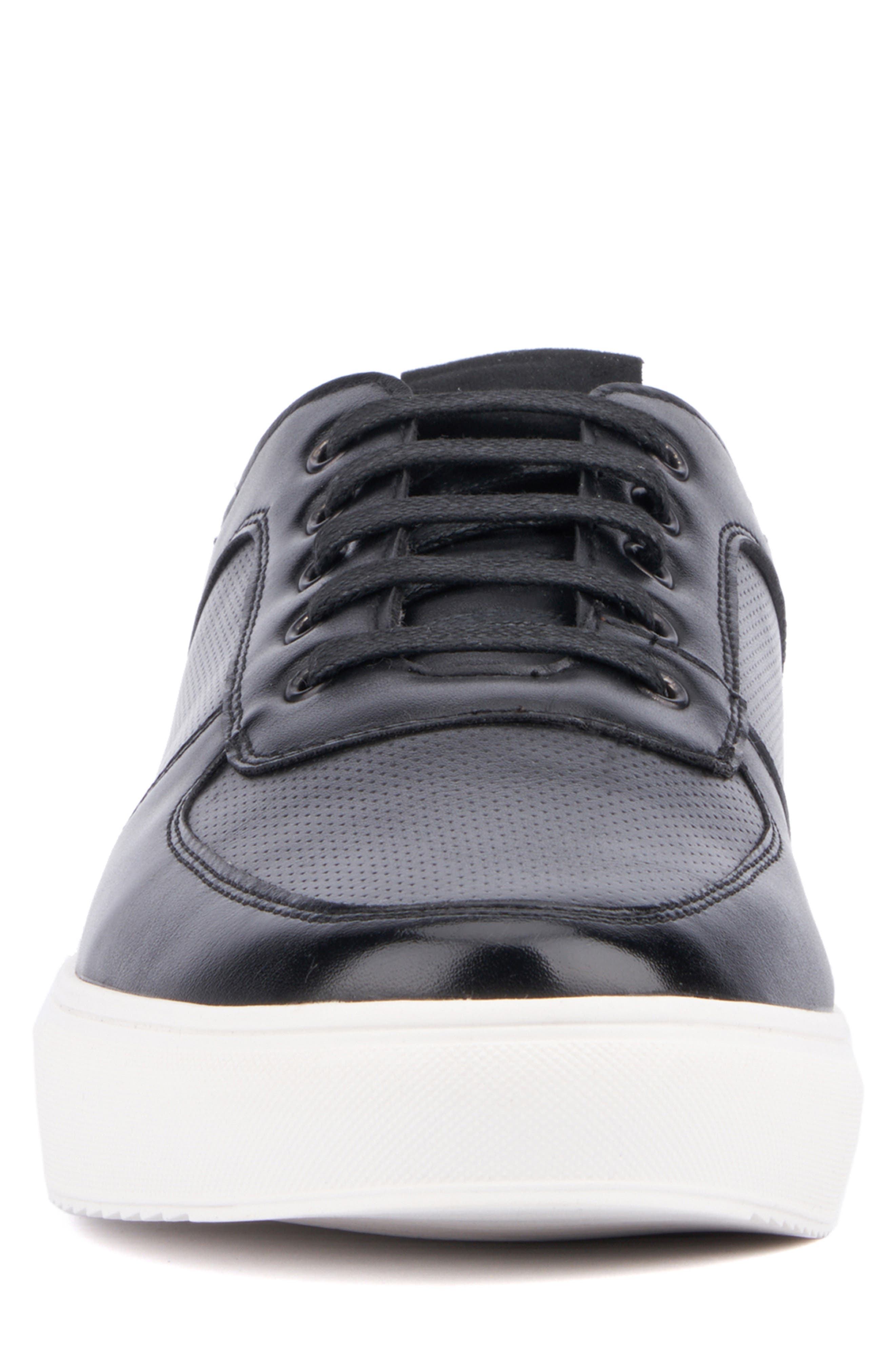 XRAY Andra Faux Leather Sneaker, Alternate, color, Black