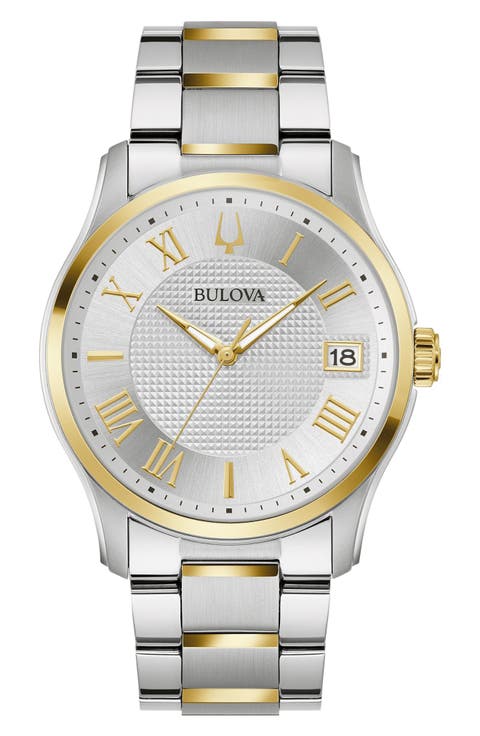 Classic Wilton Two-Tone Bracelet Watch, 41mm