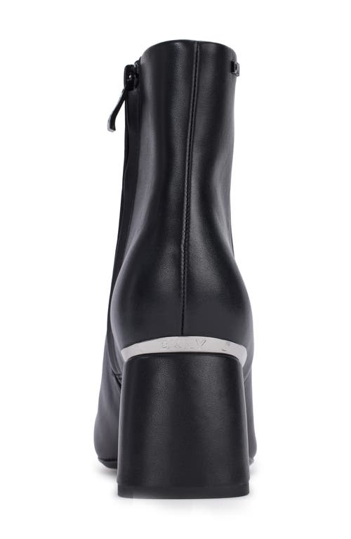 Dkny Caleena Block Heel Bootie In Black