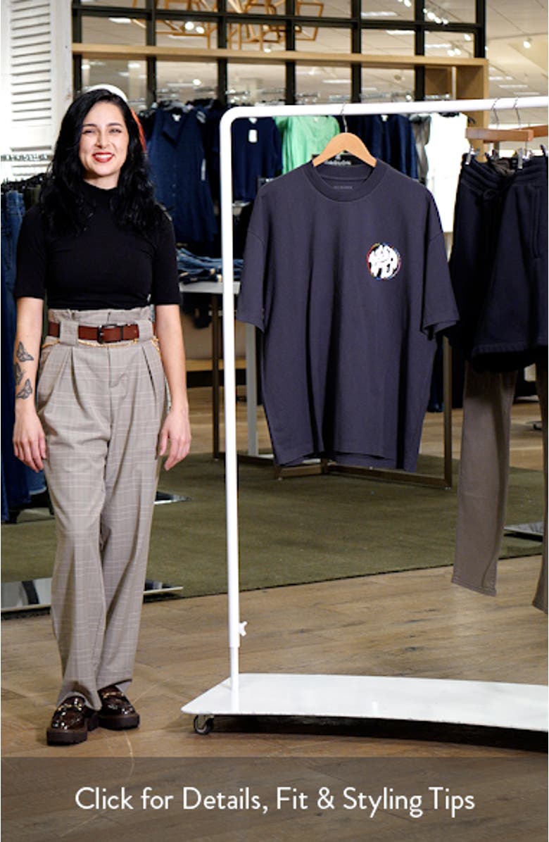 Pride Distortion Oversize Graphic T-Shirt, sales video thumbnail