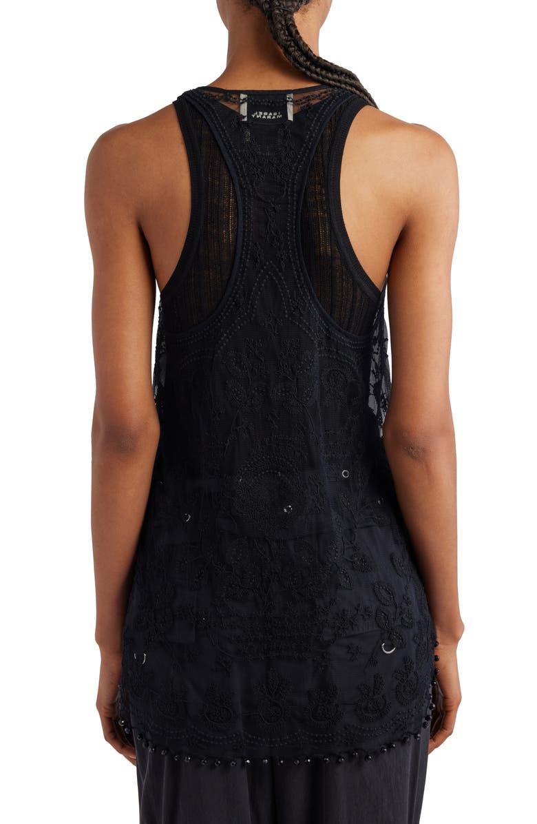 Isabel Marant Violette Sheer Lace Tank, Alternate, color, 