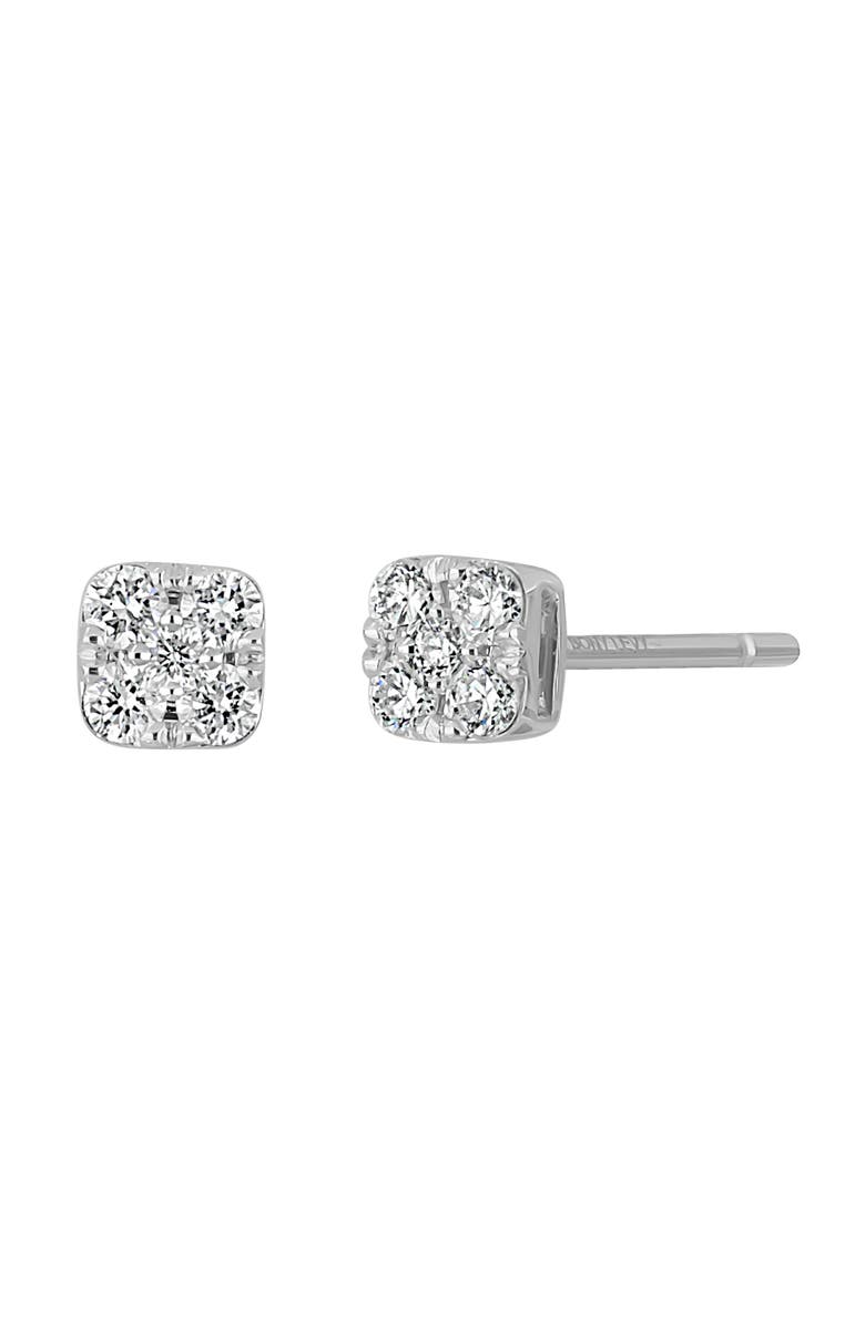 Bony Levy Mika Diamond Stud Earrings, Main, color, 18K White Gold