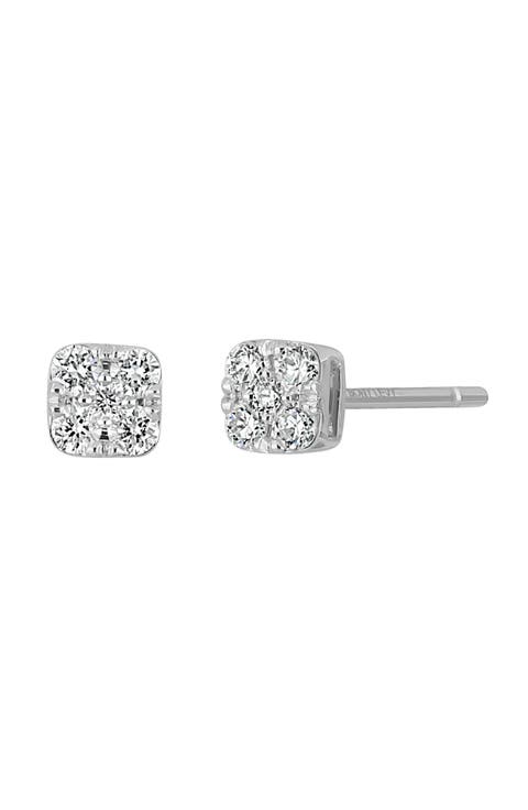 Mika Diamond Stud Earrings