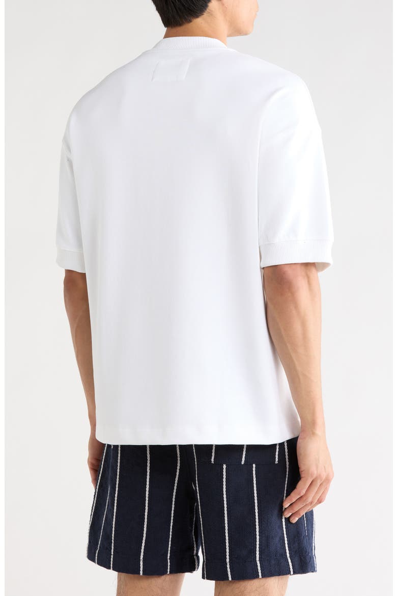 Heavyweight Knit T-Shirt, Alternate, color, WHITE