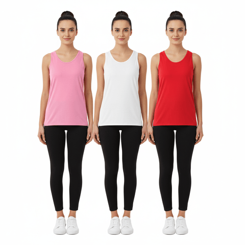 Women's Tank Top Racerback Versatile & Soft 3 Pack