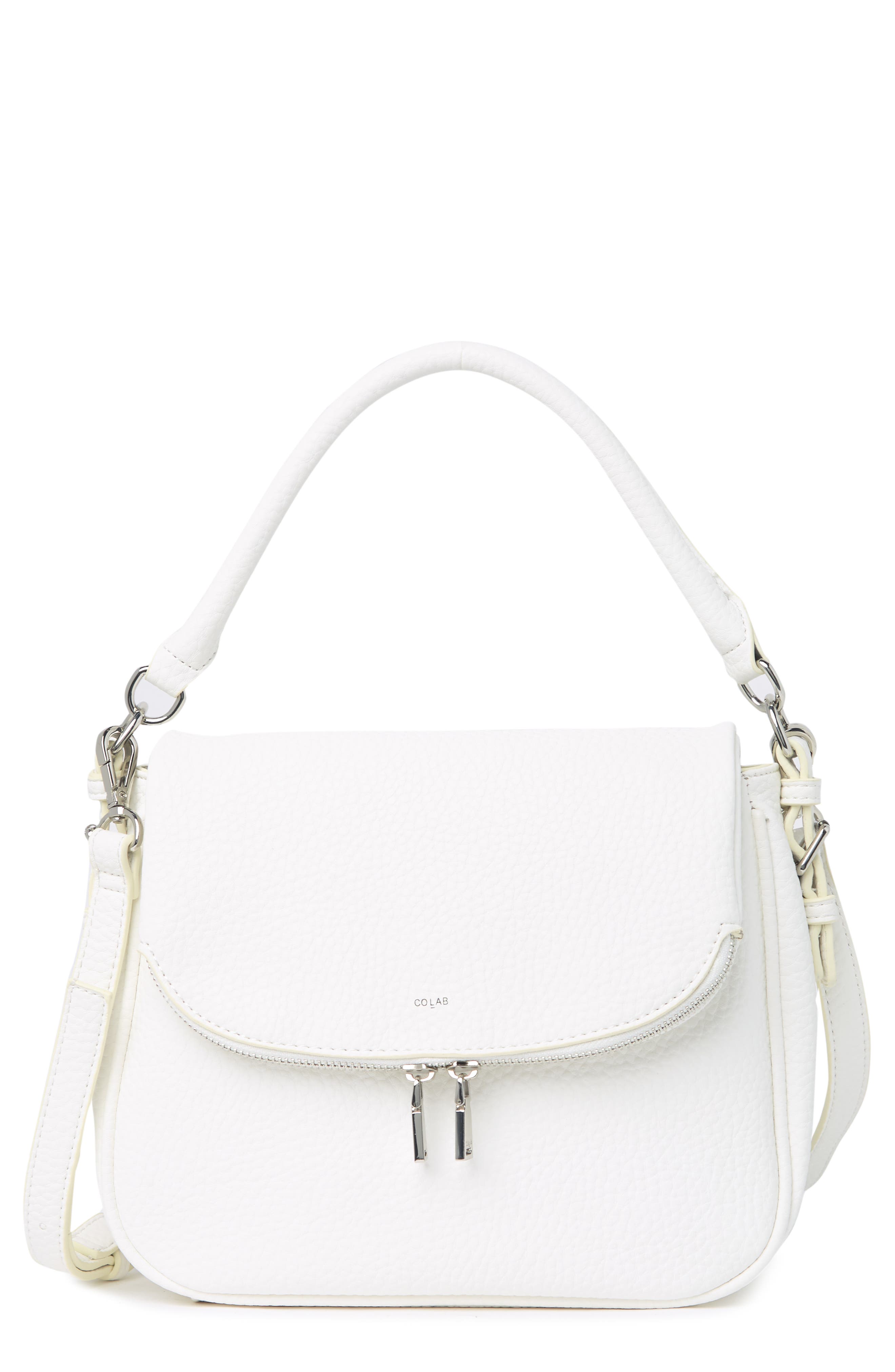 CO LAB Top Handle Crossbody Satchel, Main, color, 