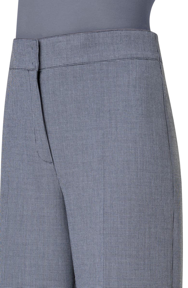 Akris punto Chieko Microcheck Pebble Crepe Crop Pants, Alternate, color, 