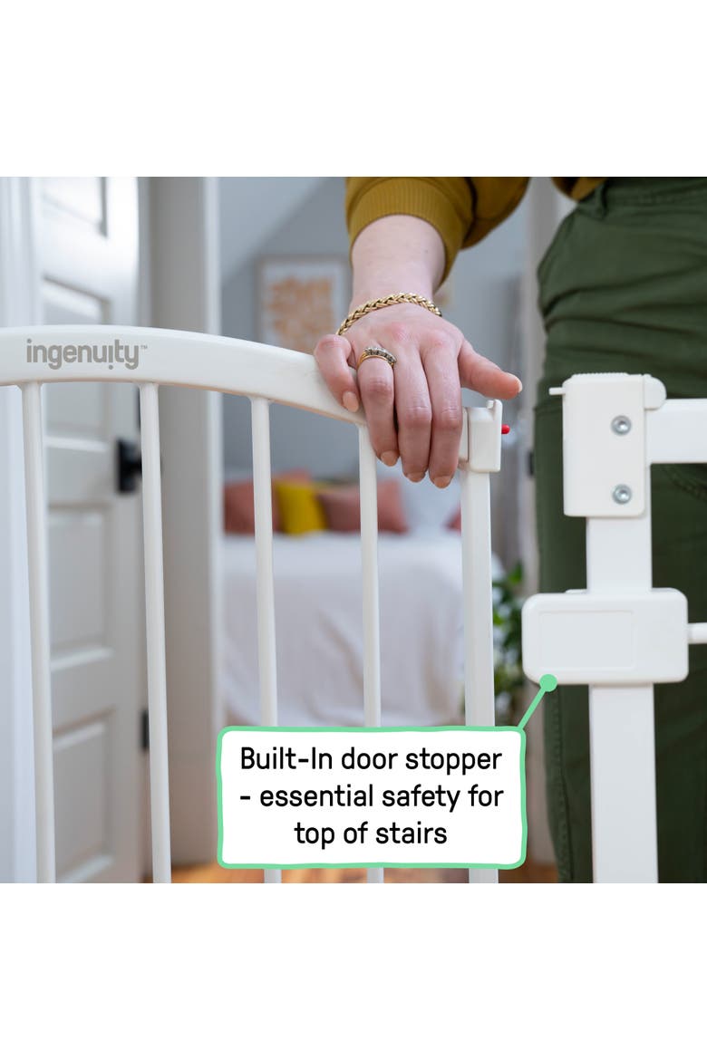 Extra Tall & Wide Safety Pet and Baby Gate, Alternate, color, WHITE