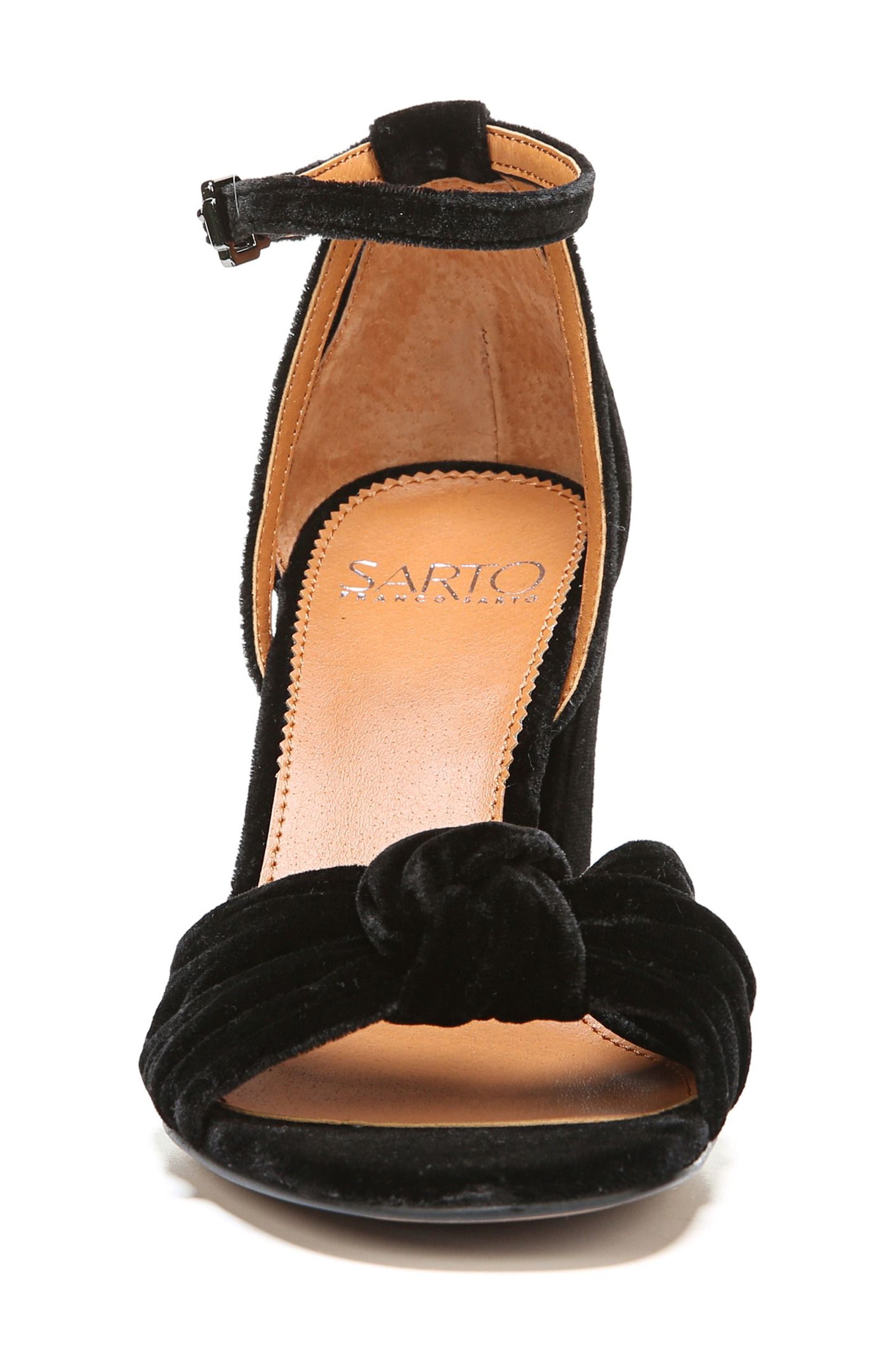 SARTO by Franco Sarto Edana Knotted Block Heel Sandal, Alternate, color, 