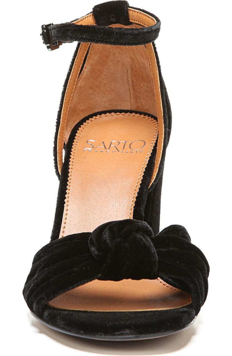 SARTO by Franco Sarto Edana Knotted Block Heel Sandal, Alternate, color,