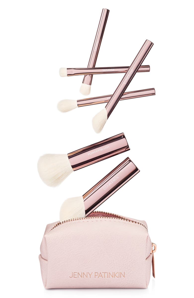 Jenny Patinkin Brush Babies Mini Makeup Brushes, Alternate, color, Rose Gold