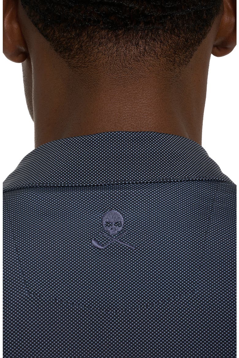 Hyde Bird's Eye Performance Polo, Alternate, color, BLACK