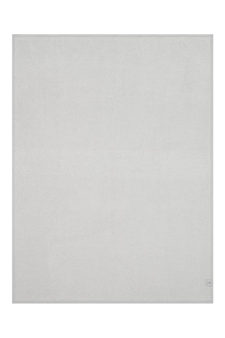 Harborview Herringbone Throw Blanket, Alternate, color, LIGHT GREY