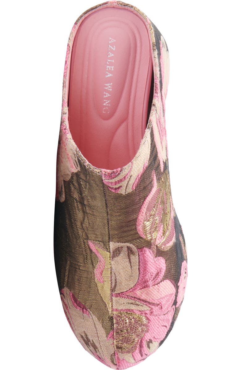AZALEA WANG Naava Floral Jacquard Clog, Alternate, color,