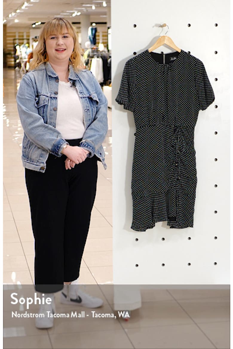 Ruched Polka Dot Dress video