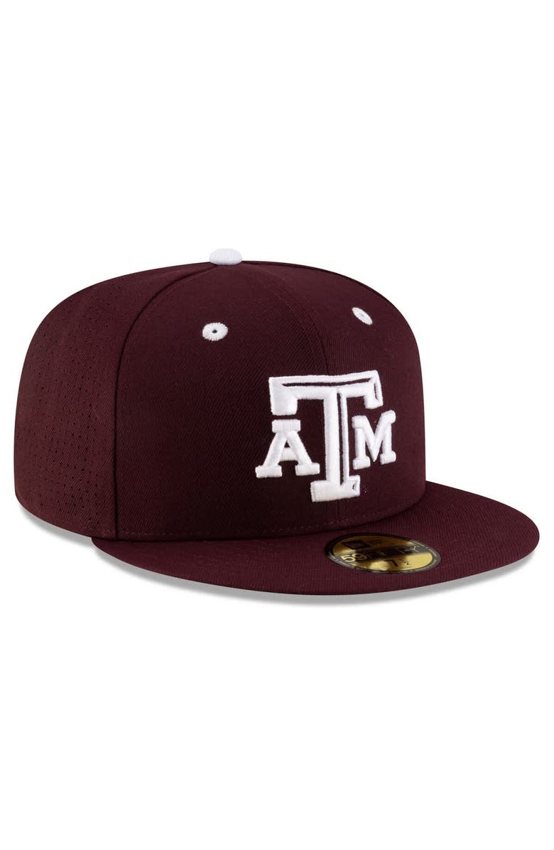 New Era Men's New Era Maroon Texas A&M Aggies On-Field 59FIFTY Fitted Hat, Alternate, color, 