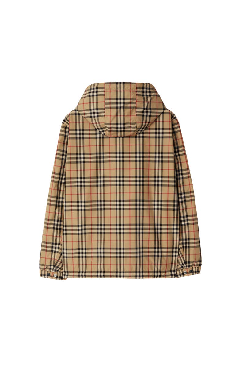Burberry Reversible Check Jacket, Alternate, color, Sand Beige