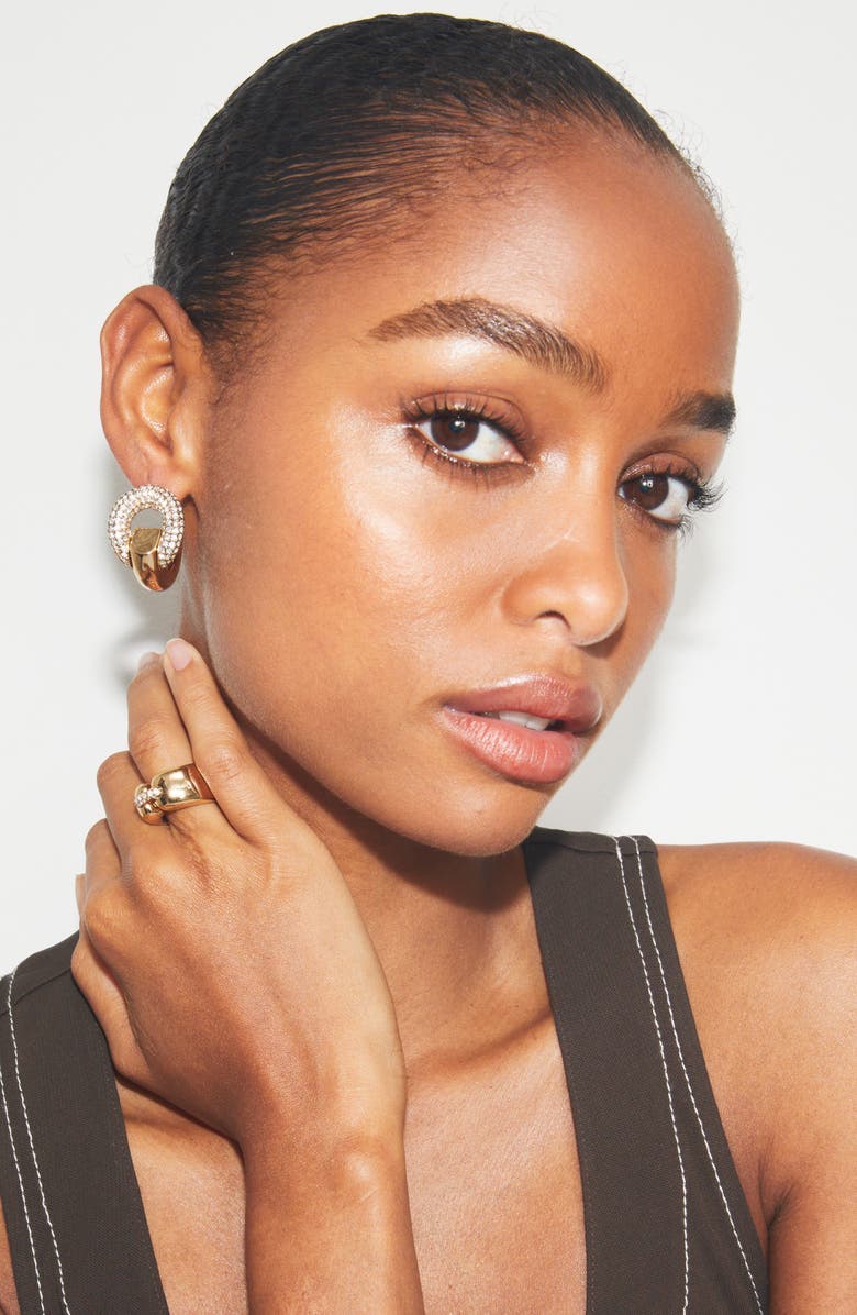 Tory Burch Pierced Ring, Alternate, color,